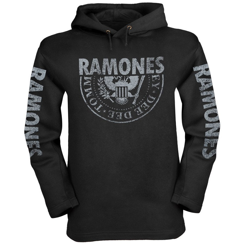 雷蒙斯乐队RAMONES连帽套头卫衣