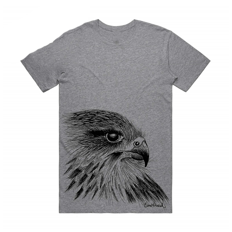 2026新款种类野生鸟类动物插画数码印花纯棉男女同款圆领短袖T恤