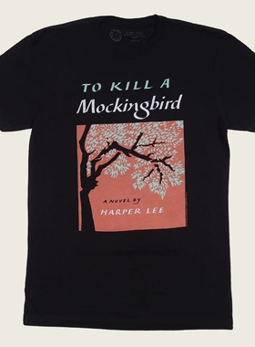 TO KILL A MOCKINGBIRD杀死一只知更鸟1960 哈珀李小说文学T恤