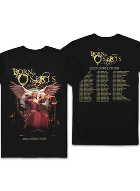 Born Of Osiris乐队黑金暗黑摇滚系列潮牌美式复古男女短袖T恤