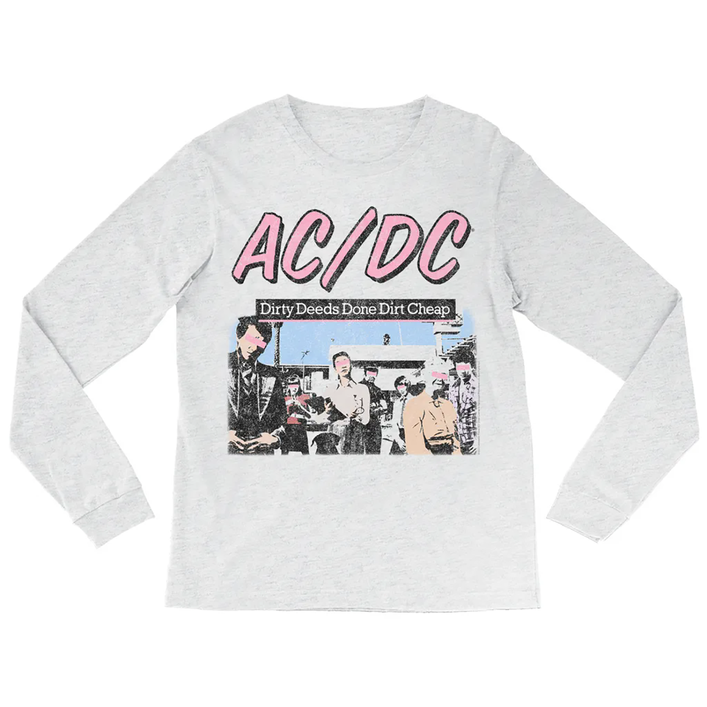 ACDC乐队美式复古休闲男长袖T恤