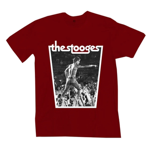 Iggy And The Stooges伊基·波普及傀儡乐队复古印花美式短袖T恤