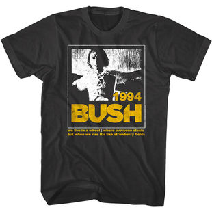 1994 T恤 1994Bush乐队 Lyrics Shirt男士 短袖 Glycerine Mens