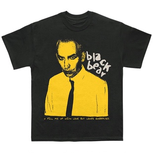 blackbear嘻哈歌手Matthew Tyler Musto 美式复古oversize高街T恤