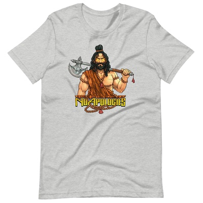 不用道歉美式复古短袖T恤