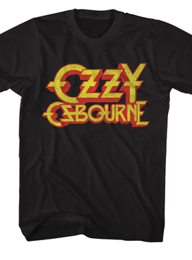 Ozzy Osbourne奥兹·奥斯朋布 Earth鲁斯摇滚乐队 宽松男士t恤