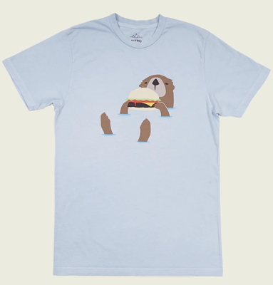 OTTEREATING短袖美式复古T恤