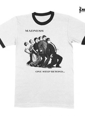 one step beyond摇滚专辑madness英国斯卡乐队 音乐直喷短袖T恤