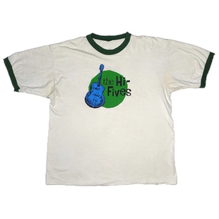 Whole Lotta You 短袖 绿边纯棉美式 T恤 Fives英文吉他图And