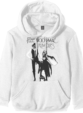 Fleetwood Mac弗利特伍德 摇滚乐队美式复古经典连帽卫衣外套加绒