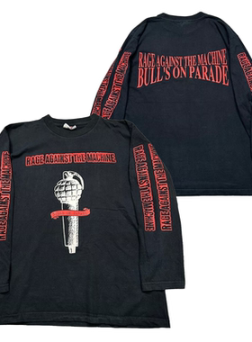 Rage Agains The Machine Long sleeve美式高街风摇滚朋克长袖秋