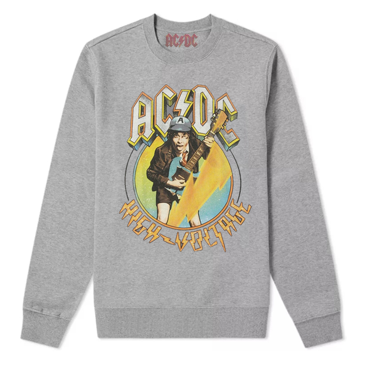 ACDC乐队摇滚圆领卫衣