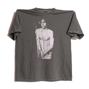 摇滚伊基·波普及傀儡乐队Iggy And The Stooges轻水洗短袖T恤男