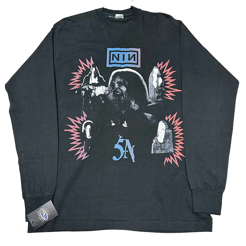 NineInch乐队朋克摇滚长袖T恤