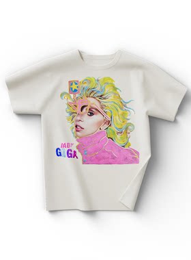 LadyGaga流行歌手周边人物男T恤