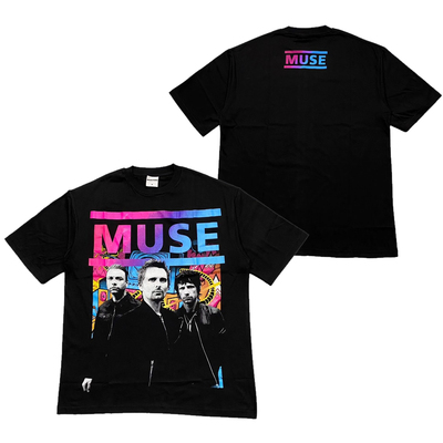 Blink182眨眼Muse乐队摇滚短T恤