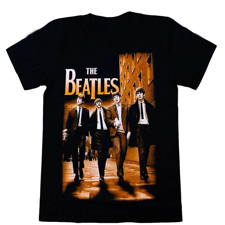 披头士TheBeatles摇滚美式T恤男