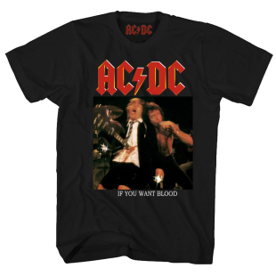 WANT BLOOD 摇滚短袖 T恤 新款 YOU ACDC