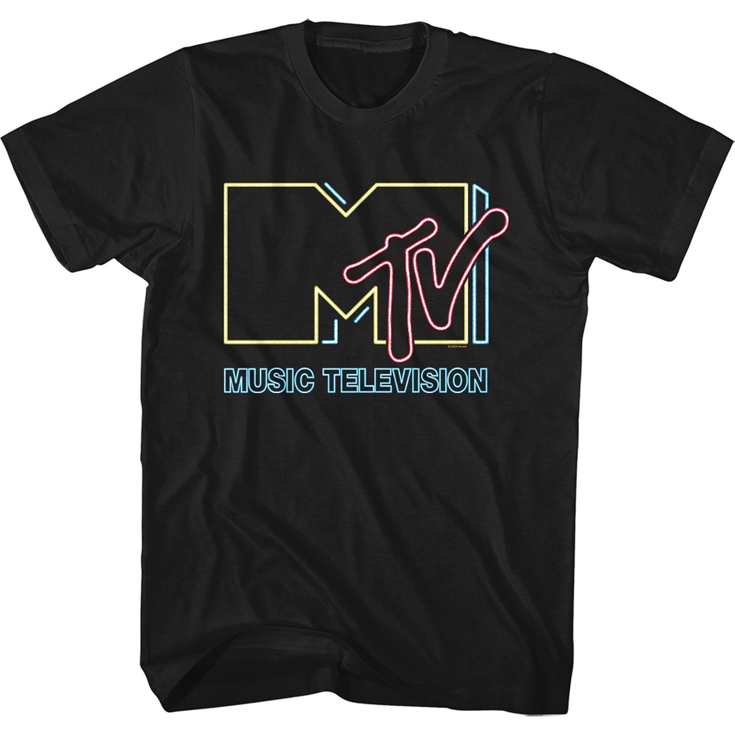2022 Summer MTV LOGO music retro American street fashion brand loose oversized dark gray T-shirt thumbnail 7