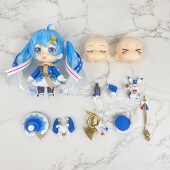 Snow GSC粘土人初音未来 2020雪未来 Parade头发身体配件分尸散货