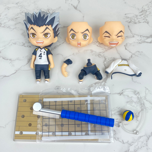 GSC粘土人 719排球少年 木兔光太郎分尸配件头发身体脸壳ob11散货