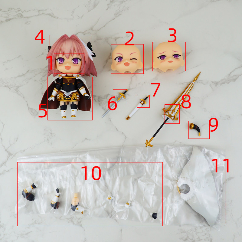 gsc粘土人阿斯托尔福配件分尸