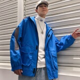 韩版潮男网红嘻哈外套夹克休闲宽松青春上衣青春流行A345-106-P95，男装夹克，电商A345