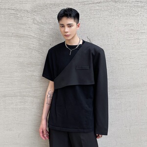 新款三件套解构设计自由组合西装复古休宽松外套潮A345-1813-P155
