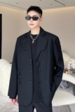 英伦风轻奢西装外套男士韩版潮流时尚正装西服上衣A345-1825-P125，男装西服套装，电商A345