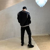 春秋韩版潮流S花边装饰男士休闲长裤A345-1068-P65，男装休闲裤，电商A345