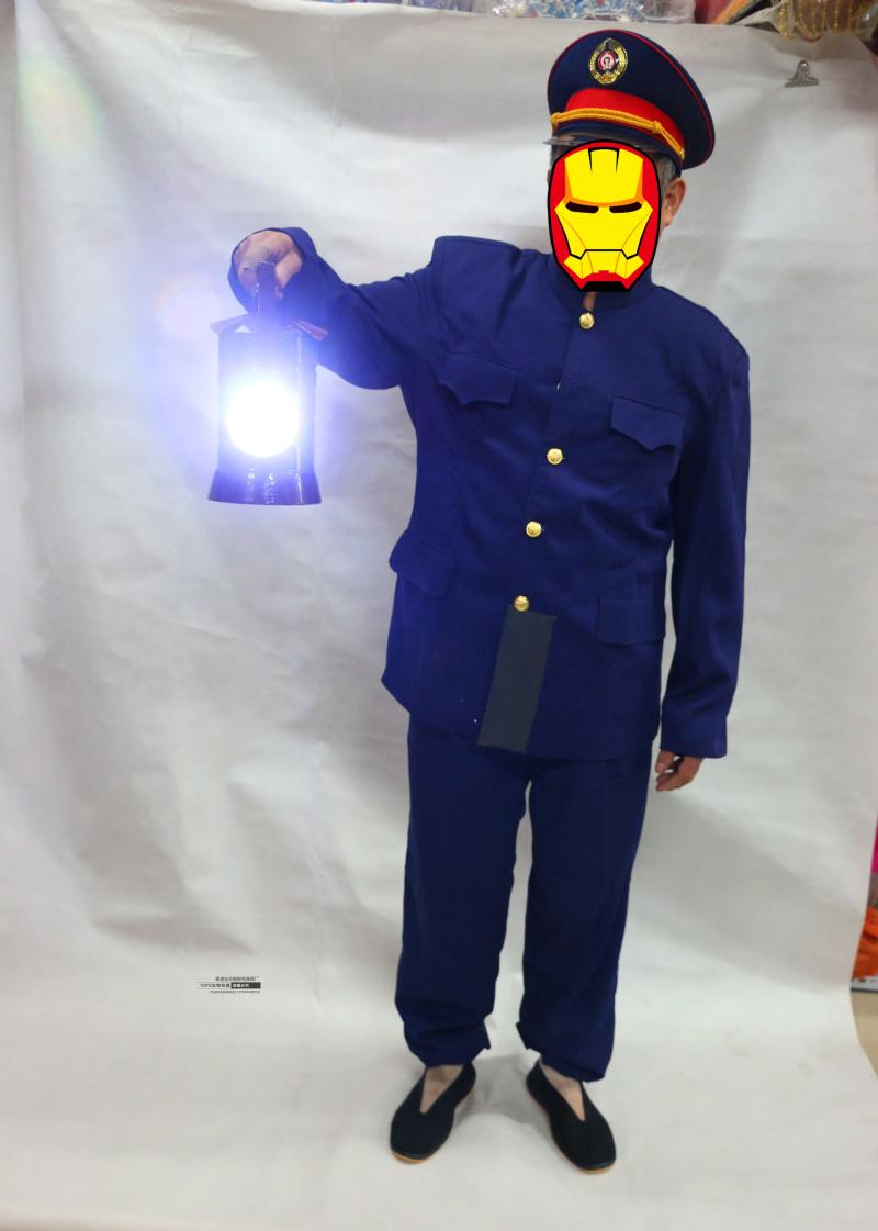 红灯记演出舞台道具服装样板戏李玉和红灯号子灯信号灯囚服铁路服