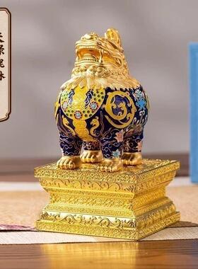 2026年天禄貔貅铜摆饰收藏纪念送领导长辈节日礼物商务馈赠礼品