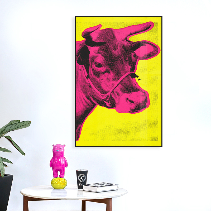 安迪沃霍尔挂画斗牛装饰画 Andy Warhol波普艺术卧室餐厅潮流版画图片