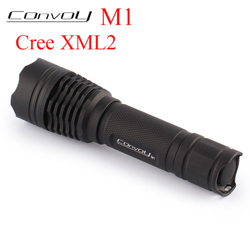 Convoy毛裤M1配XML2 Led大功率便携手电筒18650钓鱼露营户外徒步