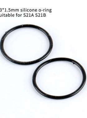 23*1.5mm黑色硅胶O型防水圈适用于ConvoyS21A S21B L21B M21B