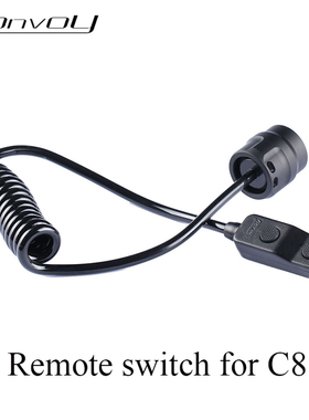 CONVOY 毛裤C8/C8+ 手电筒鼠尾延长线开关点按可伸缩开关