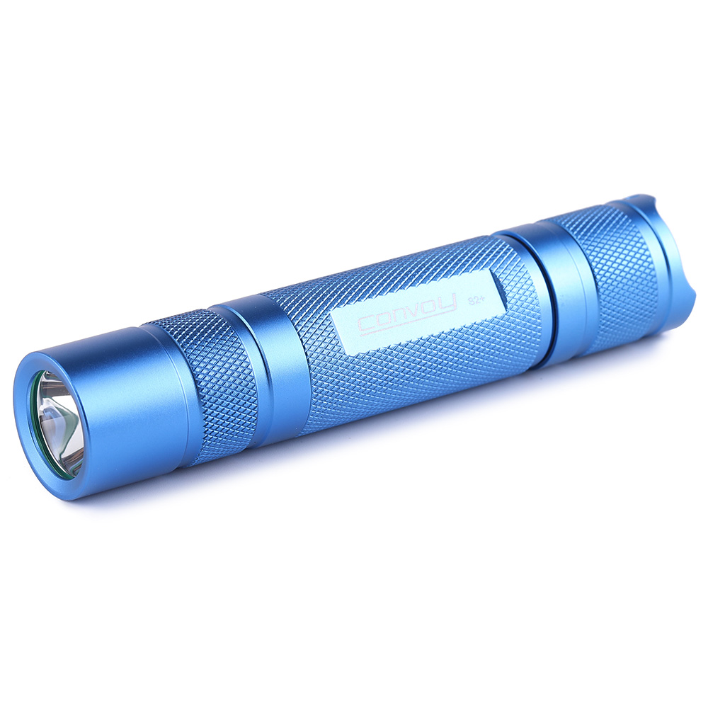Convoy毛裤蓝色S2+SST40 Led 强光18650手电筒露营徒步钓鱼工作灯