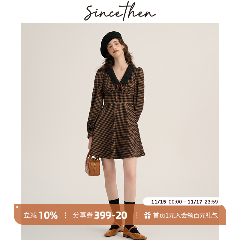 sincethen小个子连衣裙女春季