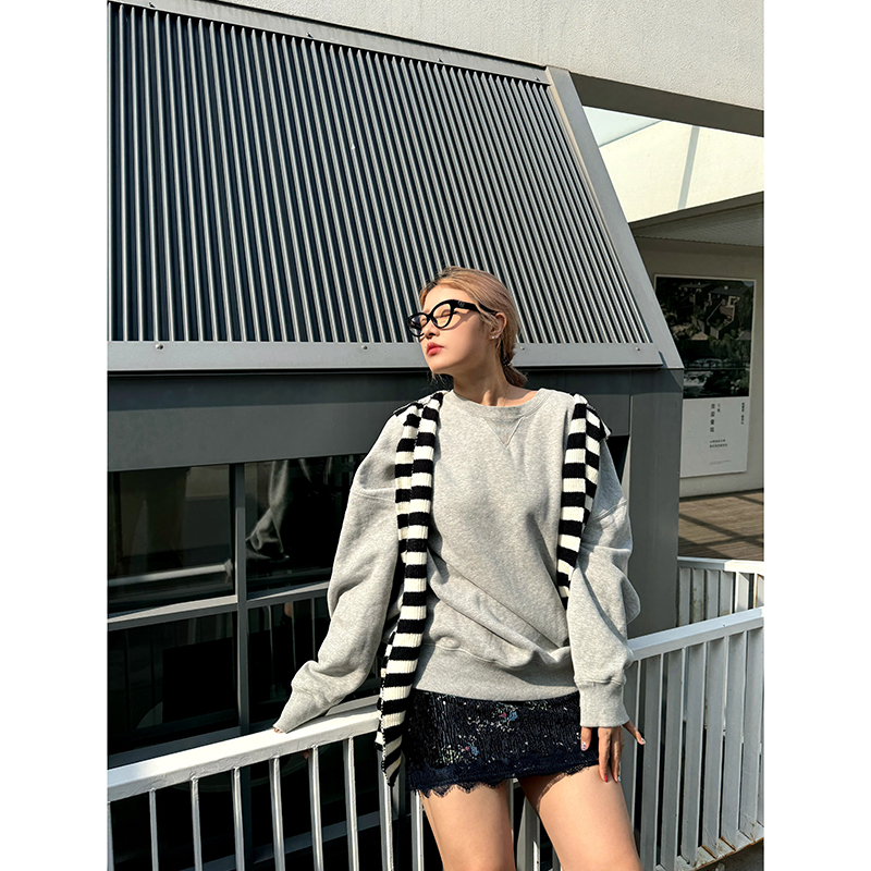 LTGIRL宽松街头百搭卫衣