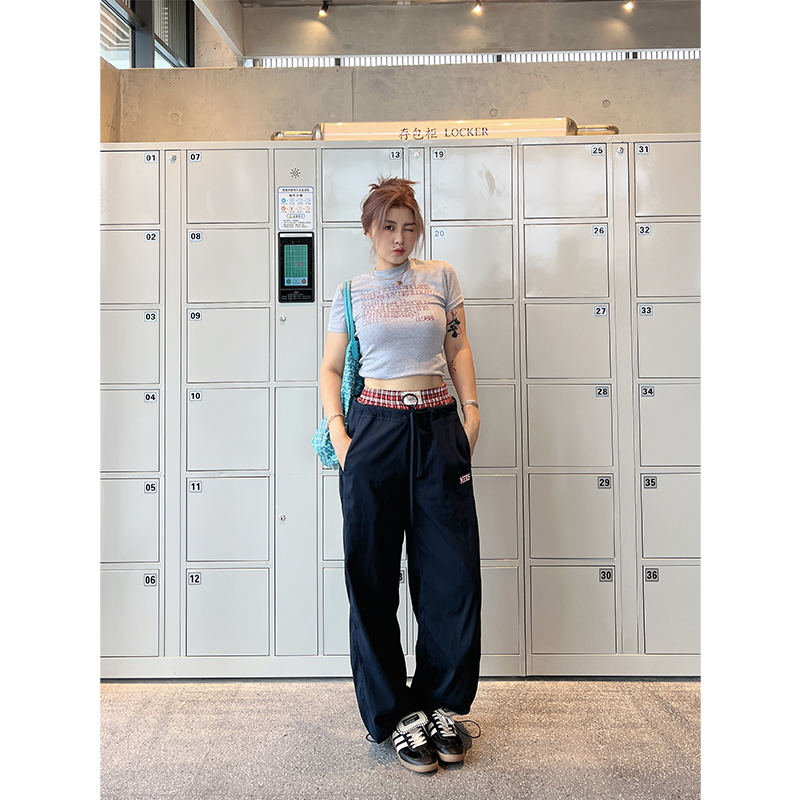 高腰休闲LTGIRL长裤复古休闲裤
