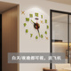 3D创意夜光挂墙钟免打孔时尚 简约现代客厅静音家用网红DIY钟表