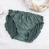 内裤 三角裤 女大码 胖mm200斤中腰女士透气无痕无缝莫代尔舒适薄款