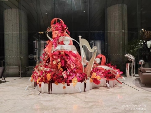 创意户外园林竖琴道具雕塑庭院摆件落地室外扬琴花架公园景观装饰