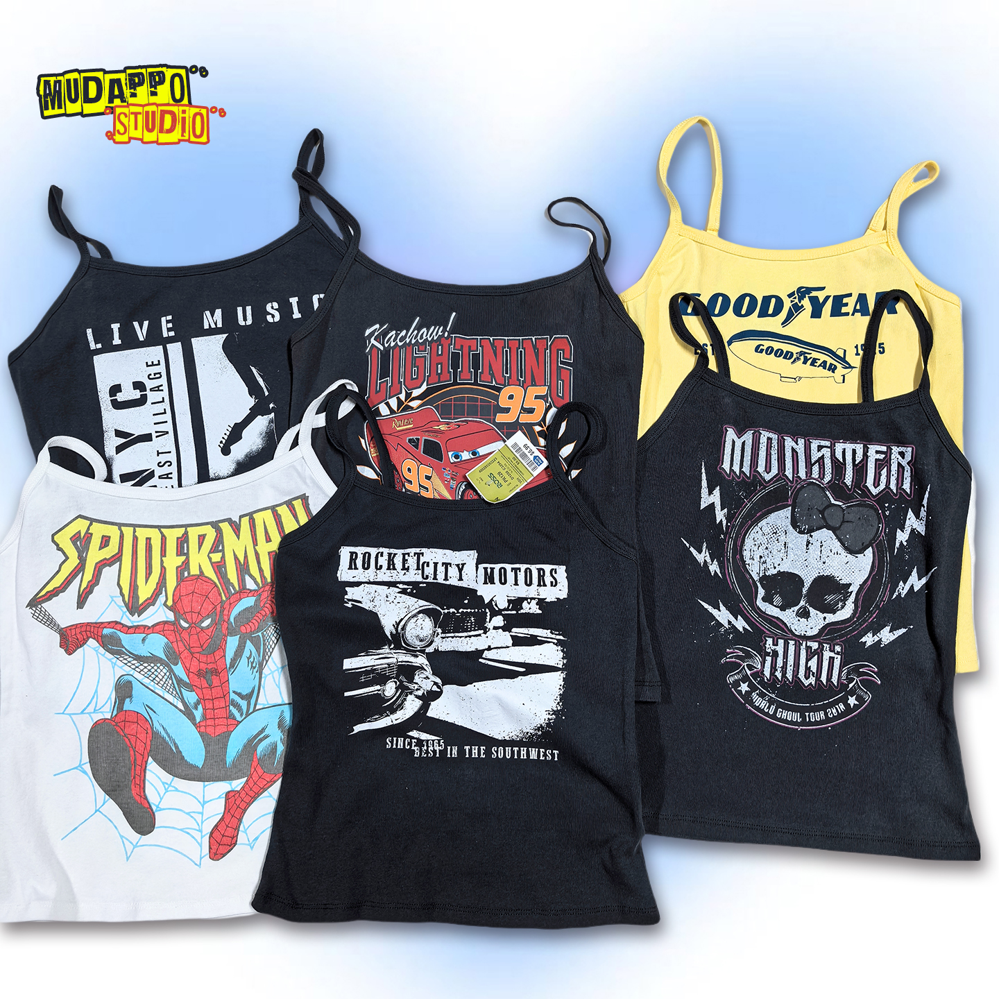 少量美国单复古辣妹性感小吊带