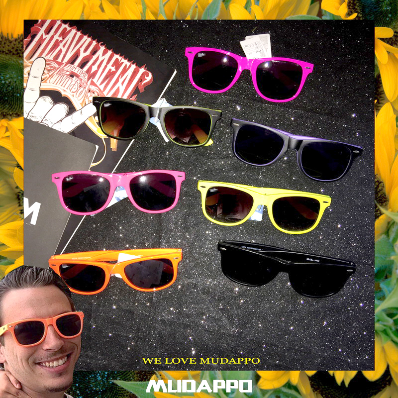 捡漏价 出口复古y2k荧光色滑板墨镜防UV蹦迪太阳镜眼镜潮人酷