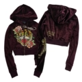 Burgundy Tiger Head Top