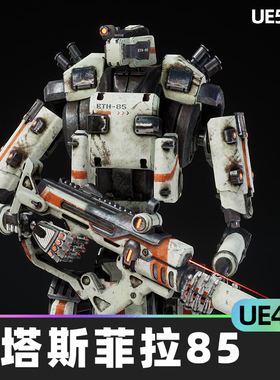 Etasphera 85埃塔斯菲拉4.27虚幻UE5人物角色模块化机器人低聚科