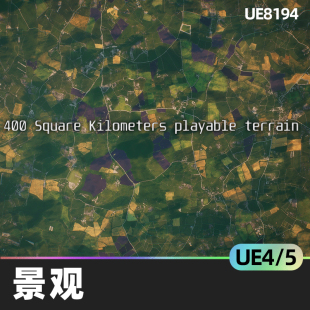 Scale Landscape Real England Satellite自然4.27花草UE5 Fields