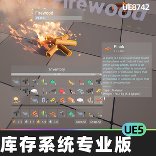 Inventory System Pro库存系统专业版5.0虚幻UE5保存加载系统蓝图