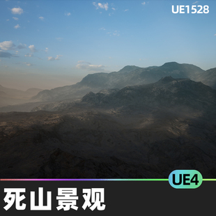 Hills Dead Landscape死山景观4.27环境UE5材料功能8K纹理山脉